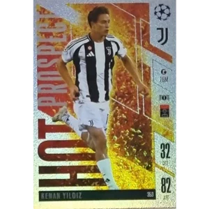 Topps Champions League EXTRA Match Attax 2024-2025 / 353 KENAN YILDIZ / HOT PROSPECT