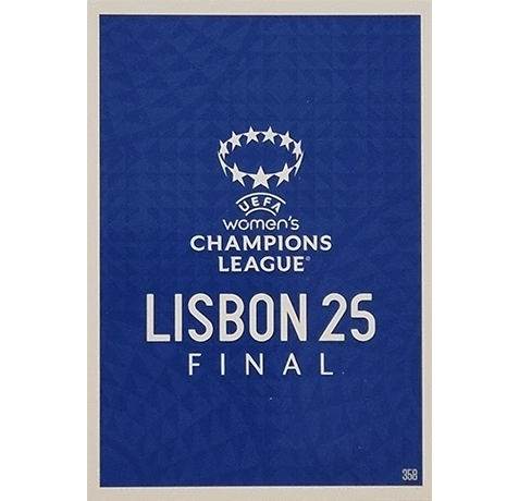 Topps Champions League EXTRA Match Attax 2024-2025 / 358 LISBON 25 FINAL