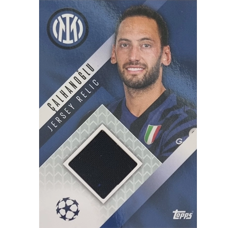 Topps Champions League EXTRA Match Attax 2024-2025 / 37 JR-HC HAKAN CALHANOGLU / JERSEY RELIC