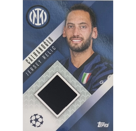 Topps Champions League EXTRA Match Attax 2024-2025 / 38 JR-HC HAKAN CALHANOGLU / JERSEY RELIC