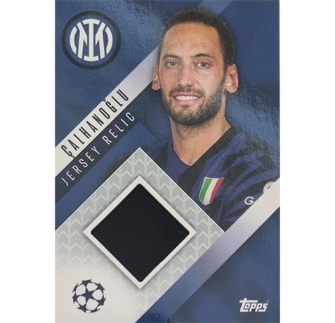 Topps Champions League EXTRA Match Attax 2024-2025 / 39 JR-HC HAKAN CALHANOGLU / JERSEY RELIC