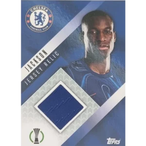 Topps Champions League EXTRA Match Attax 2024-2025 / 47 JR-NJ NICOLAS JACKSON / JERSEY RELIC