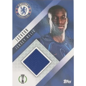 Topps Champions League EXTRA Match Attax 2024-2025 / 48 JR-NJ NICOLAS JACKSON / JERSEY RELIC