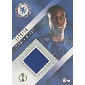 Topps Champions League EXTRA Match Attax 2024-2025 / 49 JR-NJ NICOLAS JACKSON / JERSEY RELIC
