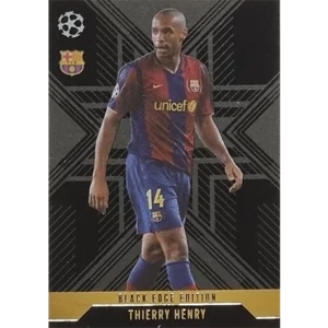 Topps Champions League EXTRA Match Attax 2024-2025 / BLA 7 THIERRY HENRY / BLACK EDGE EDITION