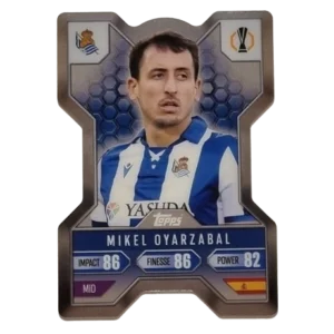 Topps Champions League EXTRA Match Attax 2024-2025 / CX 4 MIKEL OYARZABAL / CHROME X