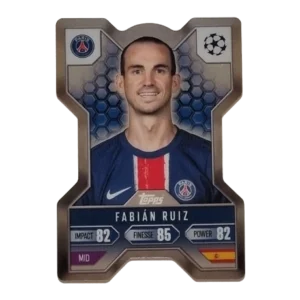 Topps Champions League EXTRA Match Attax 2024-2025 / CX 6 FABIAN RUIZ / CHROME X