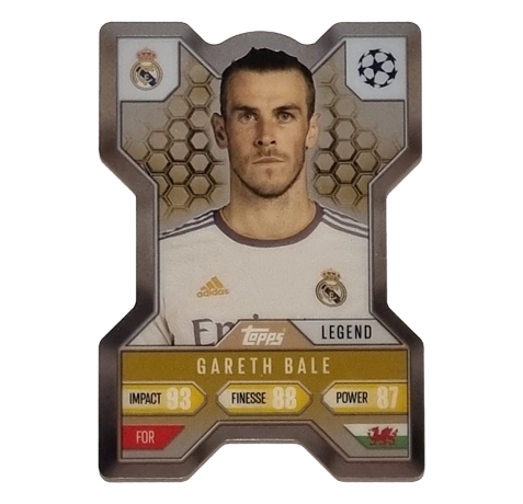 Topps Champions League EXTRA Match Attax 2024-2025 / CX 7 GARETH BALE / CHROME X