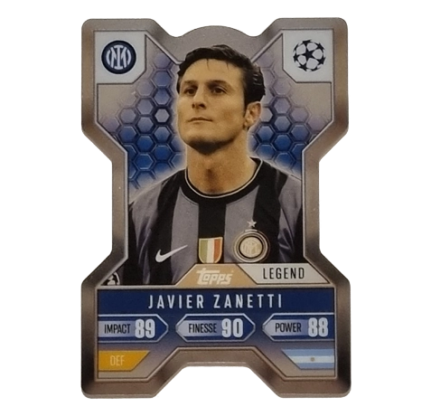 Topps Champions League EXTRA Match Attax 2024-2025 / CX 8 JAVIER ZANETTI / CHROME X