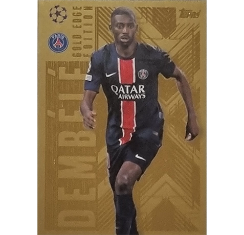 Topps Champions League EXTRA Match Attax 2024-2025 / GOL 8 OUSMANE DEMBELE / GOLD EDGE