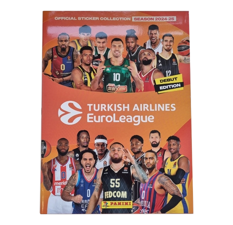 Panini Turkish Airlines EuroLeague Sticker 2024-25 / Sammelalbum