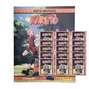 Panini Naruto Classic Sticker Ninja Academy / Sammelalbum inkl 15x Stickertüten