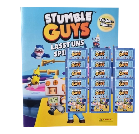 Panini Stumble Guys Sticker / Stickeralbum inkl 15x Stickertüten