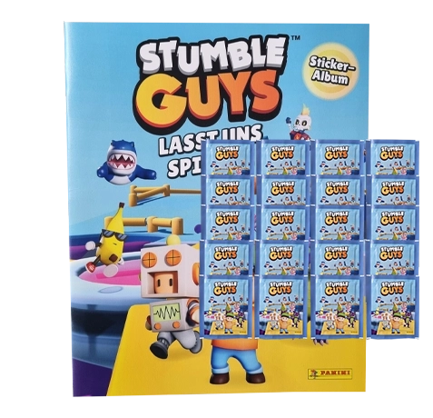 Panini Stumble Guys Sticker / Stickeralbum inkl 20x Stickertüten