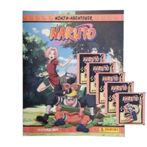 Panini Naruto Classic Sticker Ninja Academy / Sammelalbum inkl 5x Stickertüten