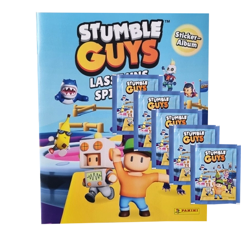 Panini Stumble Guys Sticker / Stickeralbum inkl 5x Stickertüten