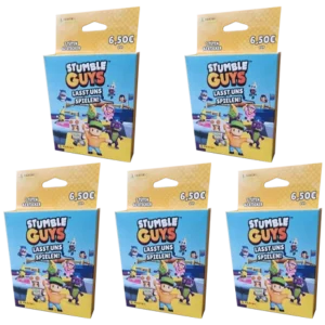 Panini Stumble Guys Sticker / 5x Eco Blister Pack je 7x Stickertüten