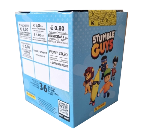 Panini Stumble Guys Sticker / 1x Display je 36x Stickertüten