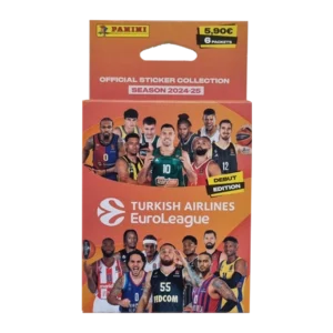 Panini Turkish Airlines EuroLeague Sticker 2024-25 / 1x Eco Blister je 6x Stickertüten