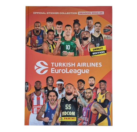 Panini Turkish Airlines EuroLeague Sticker 2024-25 / HARDCOVER Sammelalbum