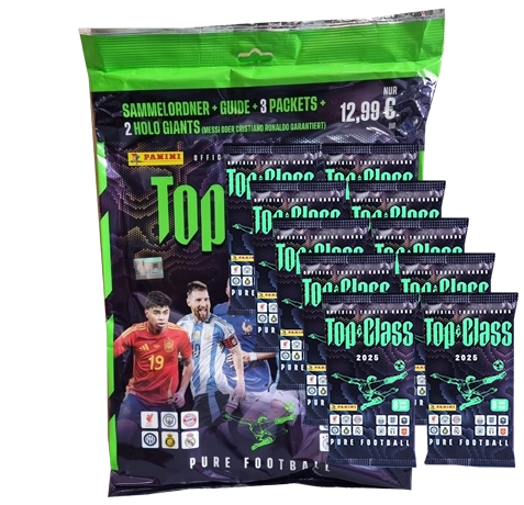 Panini Top Class Adrenalyn XL 2025 / Starterpack inkl 10x Booster