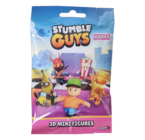 Stumble Guys 3D Serie 4 Minifiguren / 1x Sammeltüten