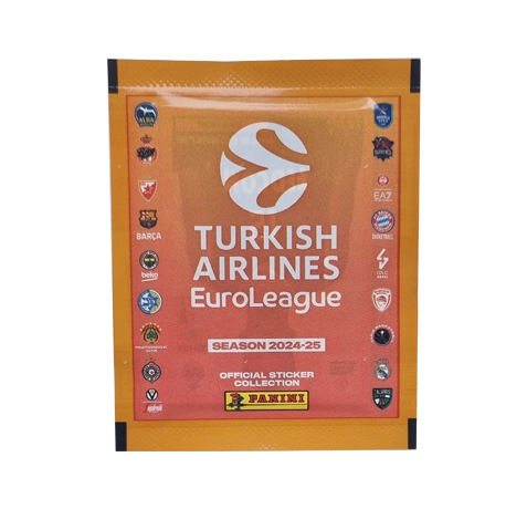 Panini Turkish Airlines EuroLeague 2024-25 Sticker / 1x Stickertüten