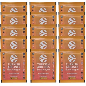 Panini Turkish Airlines EuroLeague Sticker 2024-25 / 15x Stickertüten