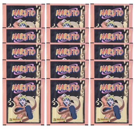 Panini Naruto Classic Sticker Ninja Academy / 15x Stickertüten