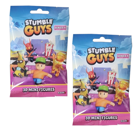 Stumble Guys 3D Serie 4 Minifiguren / 2x Sammeltüten