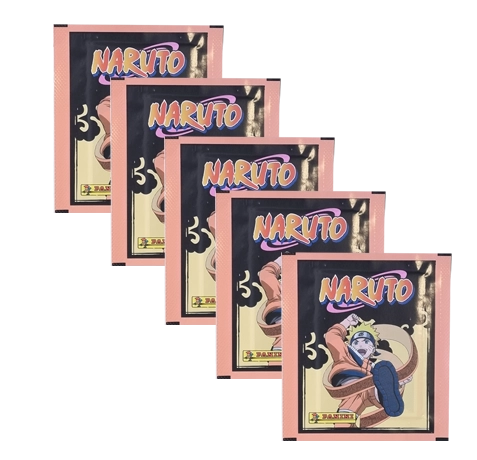 Panini Naruto Classic Sticker Ninja Academy / 5x Stickertüten