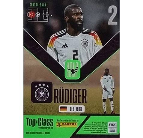 Panini Top Class Adrenalyn XL 2025 / HOLO GIANT / RÜDIGER