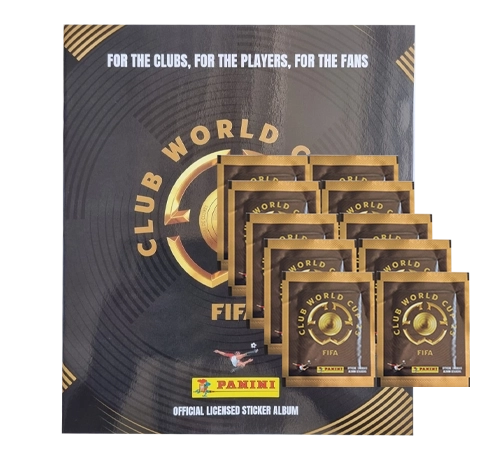 Panini FIFA Club World Cup 2025 Sticker | 1x Stickeralbum + 10x Stickertüten