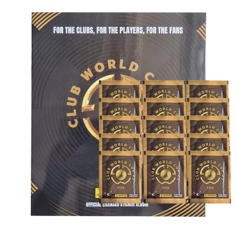Panini FIFA Club World Cup 2025 Sticker | 1x Stickeralbum + 15x Stickertüten
