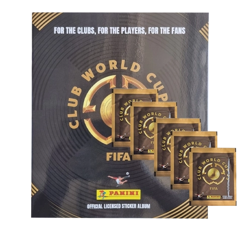 Panini FIFA Club World Cup 2025 Sticker | 1x Stickeralbum + 5x Stickertüten