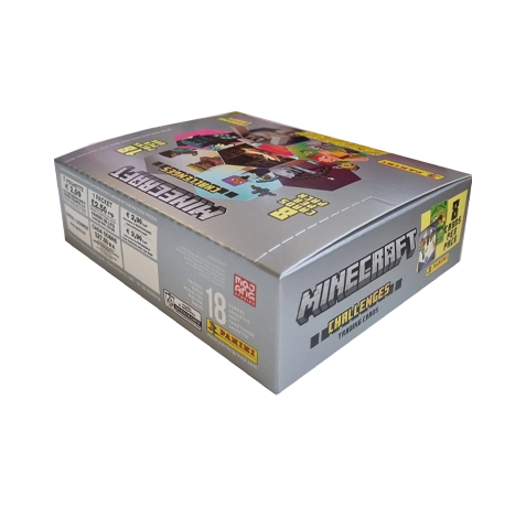 Panini Minecraft Trading Cards Serie 4 Challenges / 1x Display je 18x Booster Packs (Deutsche Version)