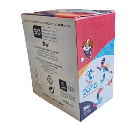 Topps UEFA Women EURO 2025 Sticker / 1x Display je 50x Stickertüten