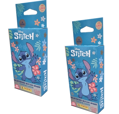 Panini Disney Stitch Trading Cards / 2x Eco Blister Pack