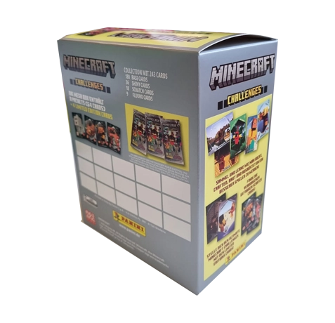 Panini Minecraft Trading Cards Serie 4 Challenges / 1x MEGA Box (Deutsche Version)