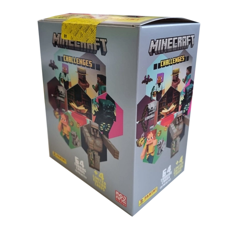Panini Minecraft Trading Cards Serie 4 Challenges / 1x MEGA Box (Deutsche Version)
