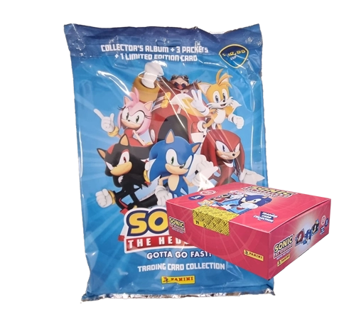 Panini Sonic The Hedgehog Trading Cards / Starterpack + 1x Display je 18x Booster Packs