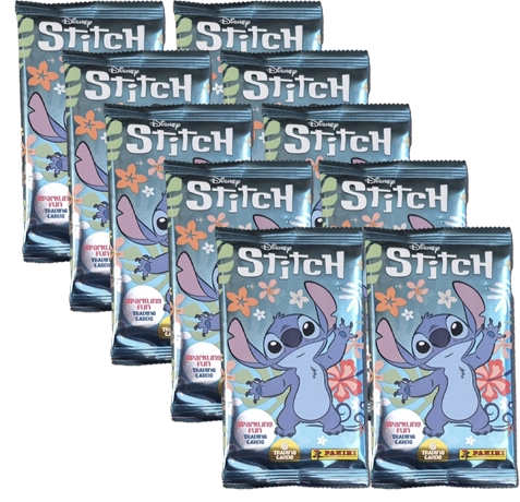 Panini Disney Stitch Trading Cards / 10x Booster