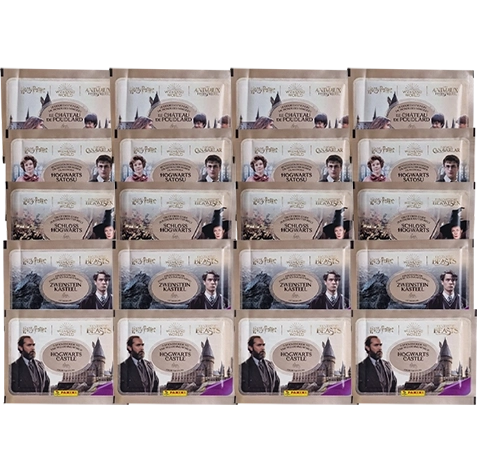 Panini Harry Potter Sticker Guide 3 Schloss Hogwarts / 20x Stickertüten