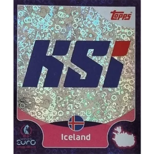 Topps UEFA Women EURO 2025 Sticker | Nr 012 Iceland Logo