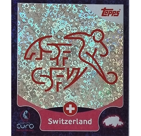 Topps UEFA Women EURO 2025 Sticker | Nr 013 Switzerland Logo