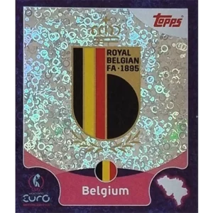 Topps UEFA Women EURO 2025 Sticker | Nr 014 Belgium Logo
