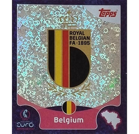 Topps UEFA Women EURO 2025 Sticker | Nr 014 Belgium Logo