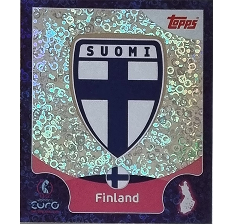 Topps UEFA Women EURO 2025 Sticker | Nr 015 Finland Logo