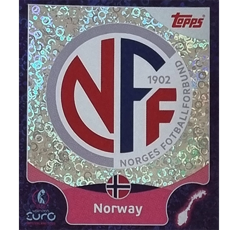 Topps UEFA Women EURO 2025 Sticker | Nr 016 Norway Logo