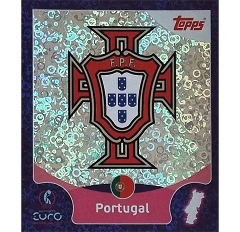 Topps UEFA Women EURO 2025 Sticker | Nr 018 Portugal Logo